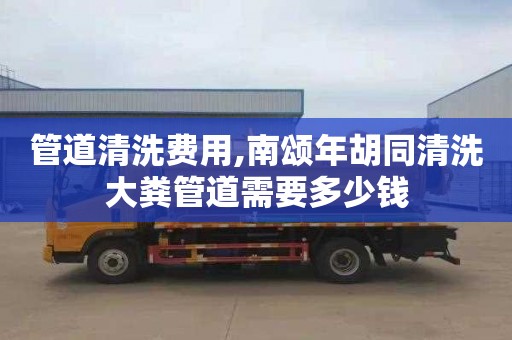 管道清洗费用,南颂年胡同清洗大粪管道需要多少钱