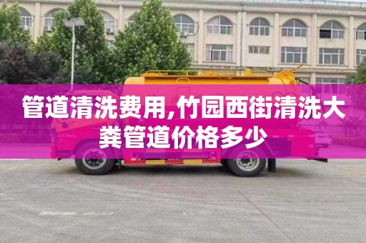 管道清洗费用,竹园西街清洗大粪管道价格多少