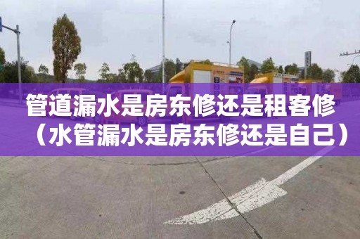 管道漏水是房东修还是租客修（水管漏水是房东修还是自己）