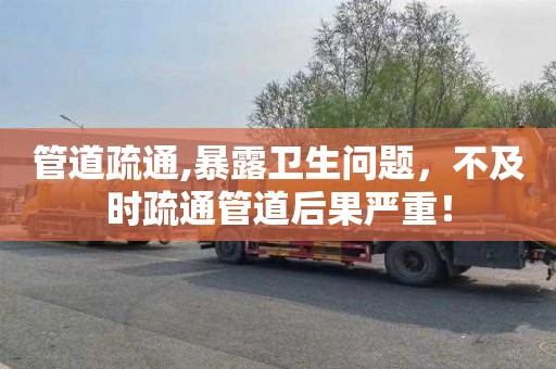 管道疏通,暴露卫生问题，不及时疏通管道后果严重！