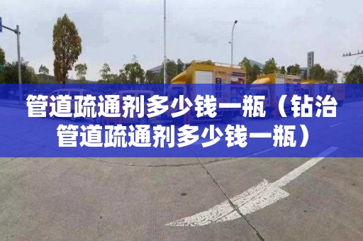 管道疏通剂多少钱一瓶（钻治管道疏通剂多少钱一瓶）
