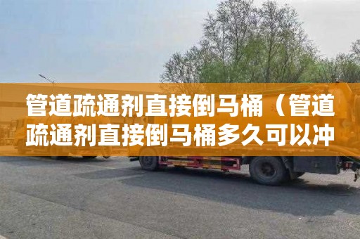 管道疏通剂直接倒马桶（管道疏通剂直接倒马桶多久可以冲水）