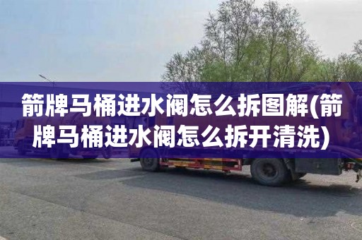 箭牌马桶进水阀怎么拆图解(箭牌马桶进水阀怎么拆开清洗)