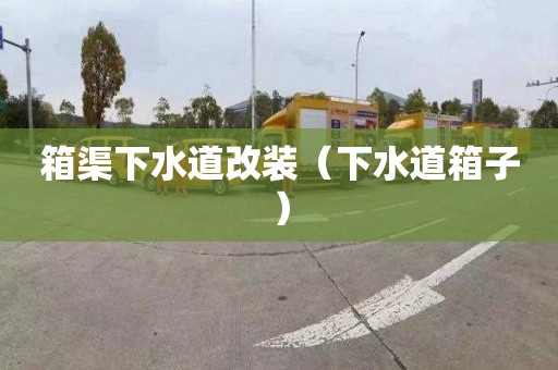 箱渠下水道改装（下水道箱子）