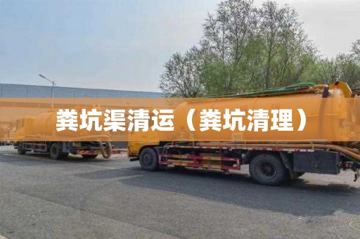 粪坑渠清运（粪坑清理）