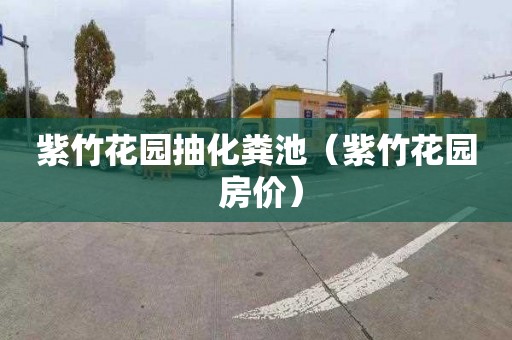 紫竹花园抽化粪池（紫竹花园 房价）