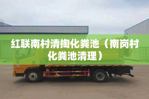 红联南村清掏化粪池（南岗村化粪池清理）