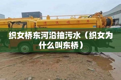 织女桥东河沿抽污水（织女为什么叫东桥）