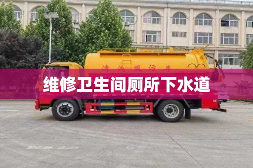 维修卫生间厕所下水道
