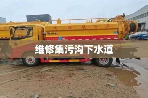 维修集污沟下水道