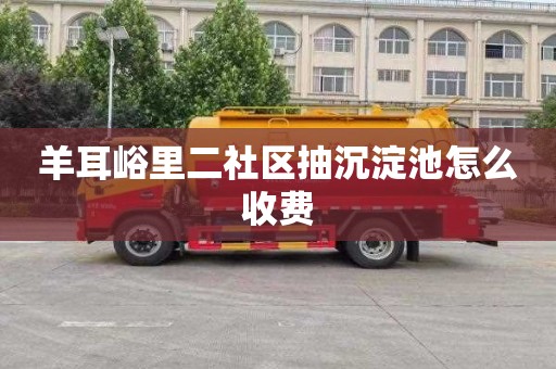 羊耳峪里二社区抽沉淀池怎么收费