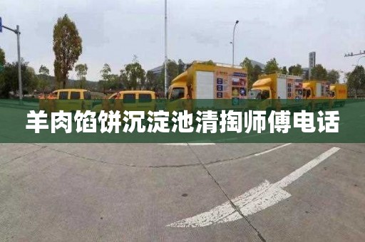 羊肉馅饼沉淀池清掏师傅电话