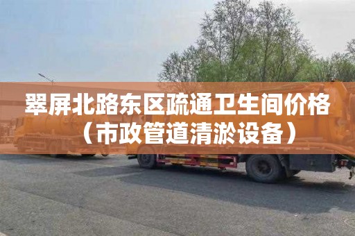 翠屏北路东区疏通卫生间价格（市政管道清淤设备）