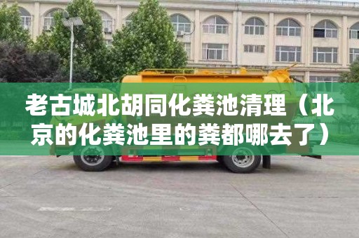 老古城北胡同化粪池清理（北京的化粪池里的粪都哪去了）