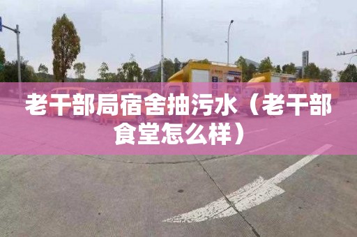 老干部局宿舍抽污水（老干部食堂怎么样）