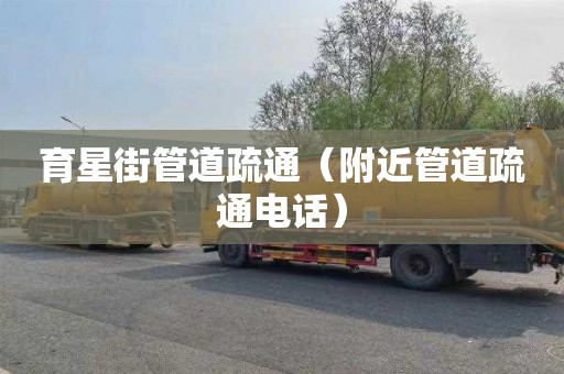 育星街管道疏通（附近管道疏通电话）