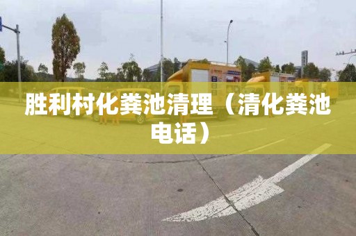 胜利村化粪池清理（清化粪池电话）