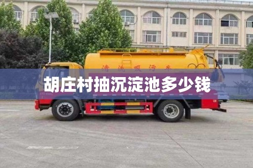 胡庄村抽沉淀池多少钱