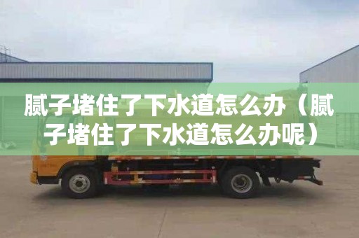 腻子堵住了下水道怎么办（腻子堵住了下水道怎么办呢）