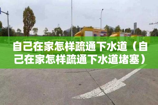 自己在家怎样疏通下水道（自己在家怎样疏通下水道堵塞）