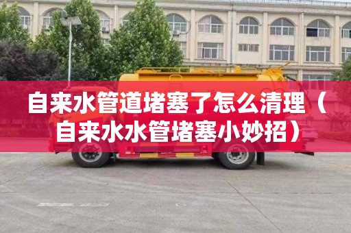 自来水管道堵塞了怎么清理（自来水水管堵塞小妙招）