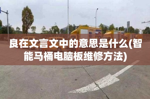 良在文言文中的意思是什么(智能马桶电脑板维修方法)