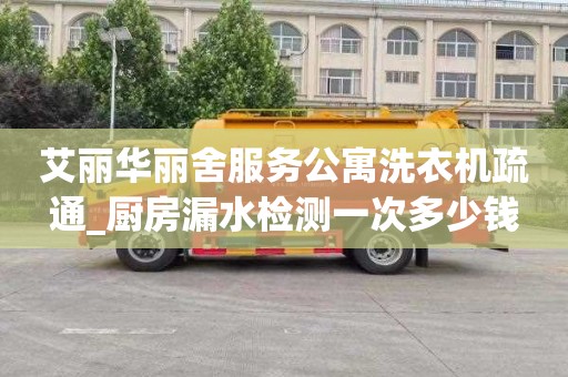 艾丽华丽舍服务公寓洗衣机疏通_厨房漏水检测一次多少钱