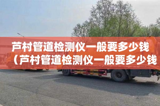芦村管道检测仪一般要多少钱（芦村管道检测仪一般要多少钱一台）