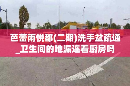 芭蕾雨悦都(二期)洗手盆疏通_卫生间的地漏连着厨房吗