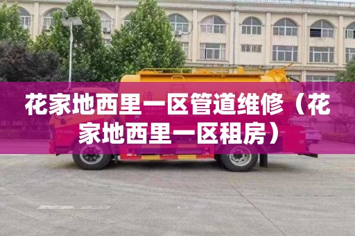 花家地西里一区管道维修（花家地西里一区租房）