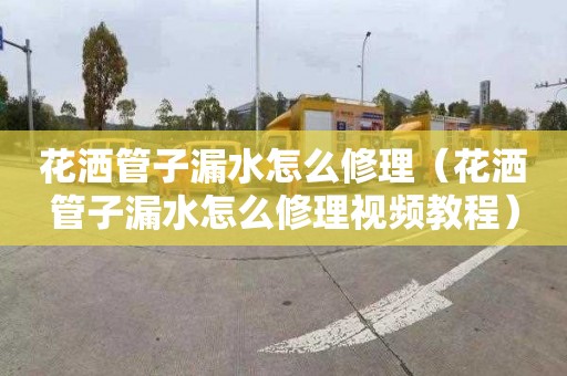 花洒管子漏水怎么修理（花洒管子漏水怎么修理视频教程）