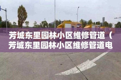 芳城东里园林小区维修管道（芳城东里园林小区维修管道电话）
