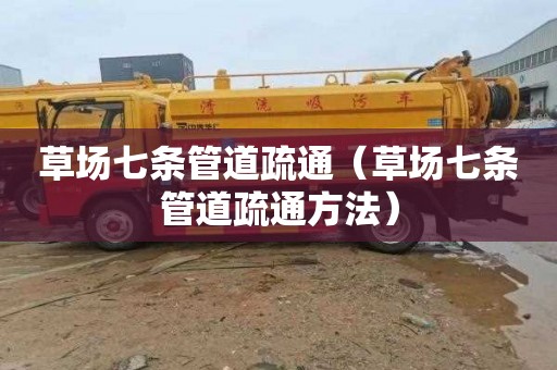 草场七条管道疏通（草场七条管道疏通方法）