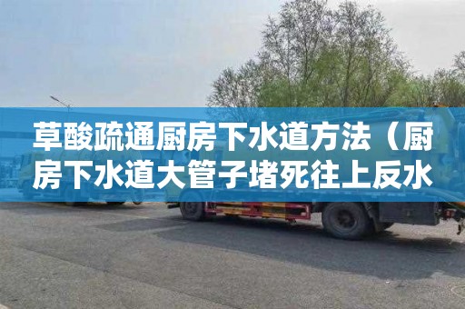 草酸疏通厨房下水道方法（厨房下水道大管子堵死往上反水）
