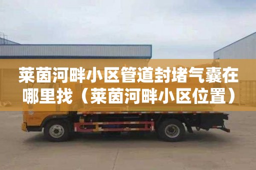 莱茵河畔小区管道封堵气囊在哪里找（莱茵河畔小区位置）
