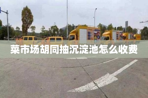 菜市场胡同抽沉淀池怎么收费