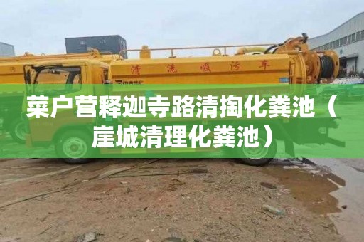 菜户营释迦寺路清掏化粪池（崖城清理化粪池）