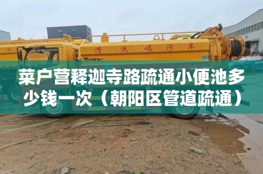 菜户营释迦寺路疏通小便池多少钱一次（朝阳区管道疏通）