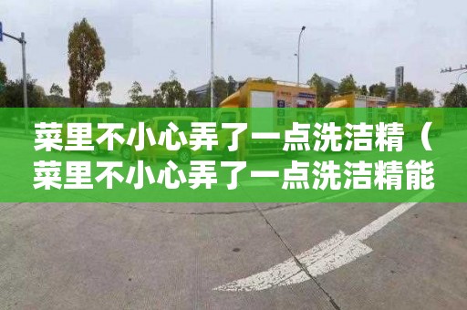 菜里不小心弄了一点洗洁精（菜里不小心弄了一点洗洁精能吃吗）