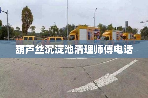 葫芦丝沉淀池清理师傅电话