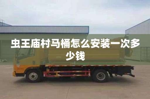虫王庙村马桶怎么安装一次多少钱