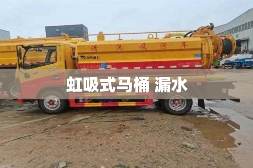 虹吸式马桶 漏水