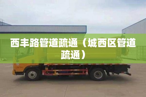 西丰路管道疏通（城西区管道疏通）
