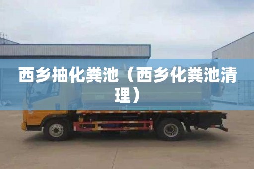 西乡抽化粪池（西乡化粪池清理）