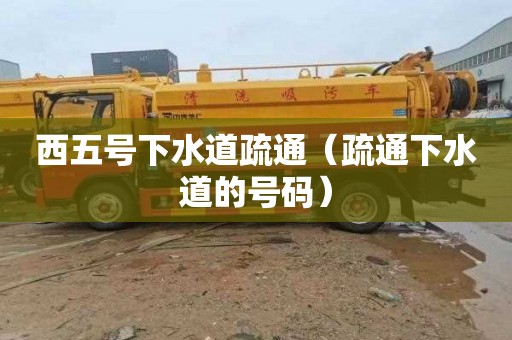 西五号下水道疏通（疏通下水道的号码）