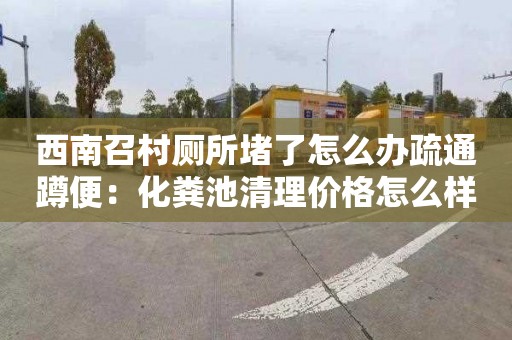 西南召村厕所堵了怎么办疏通蹲便：化粪池清理价格怎么样