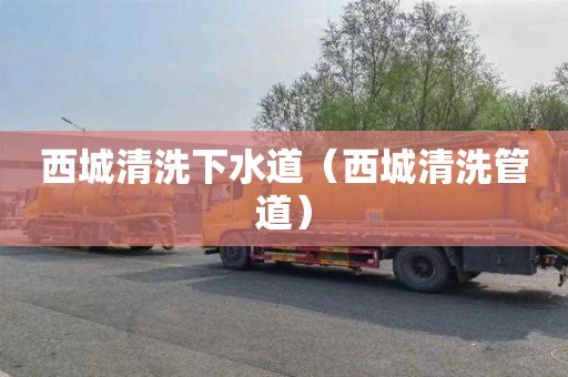 西城清洗下水道（西城清洗管道）