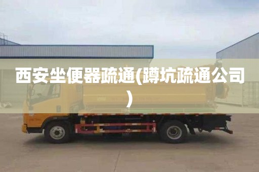 西安坐便器疏通(蹲坑疏通公司)