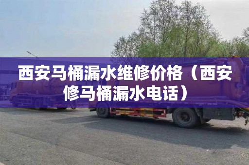 西安马桶漏水维修价格（西安修马桶漏水电话）
