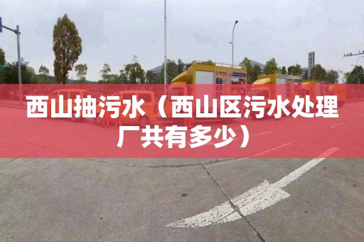 西山抽污水（西山区污水处理厂共有多少）